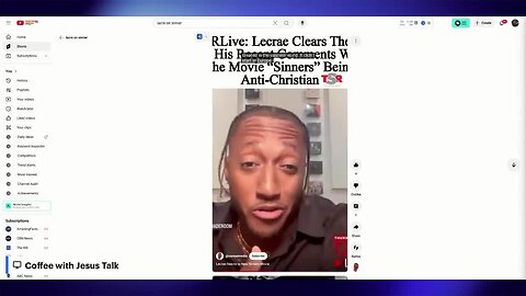 Lecrae Speaks on Christianity and Black People