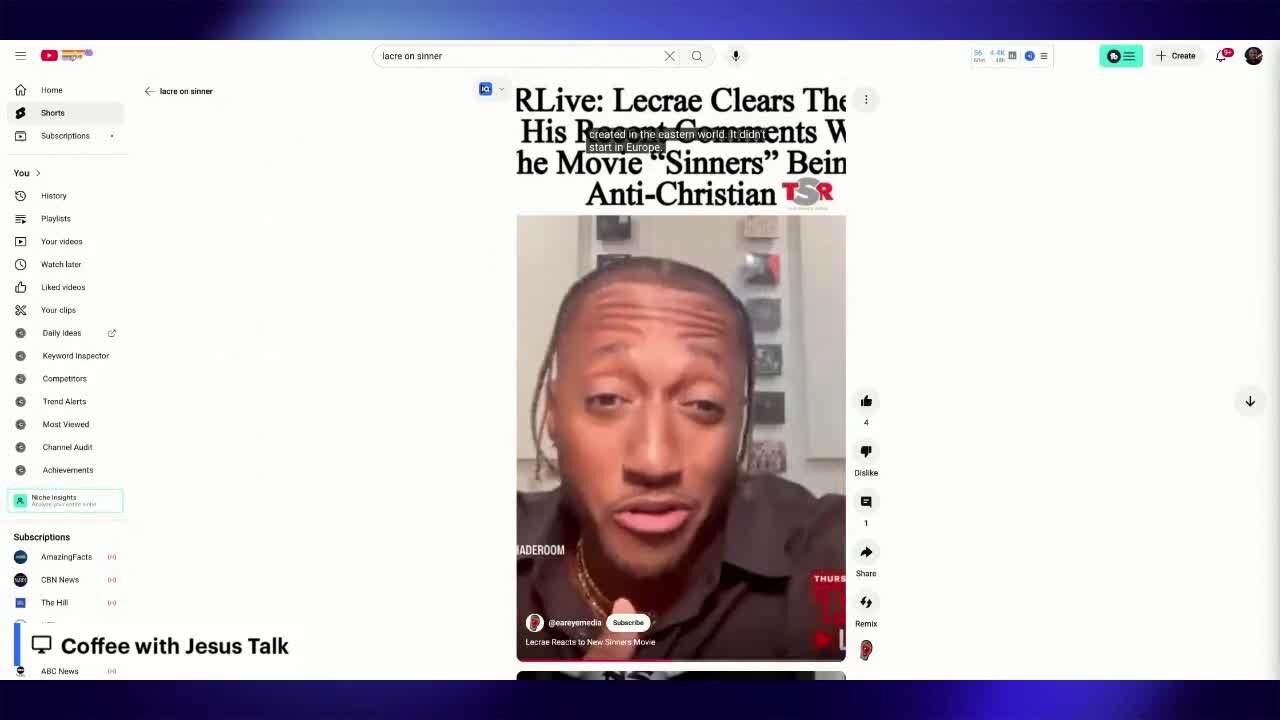 Lecrae Speaks on Christianity and Black People