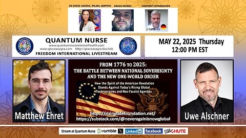 Uwe Alschner & Matt Ehret- "1776 to 2025- Sovereignty vs. New World Order"