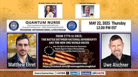 Uwe Alschner & Matt Ehret- "1776 to 2025- Sovereignty vs. New World Order"