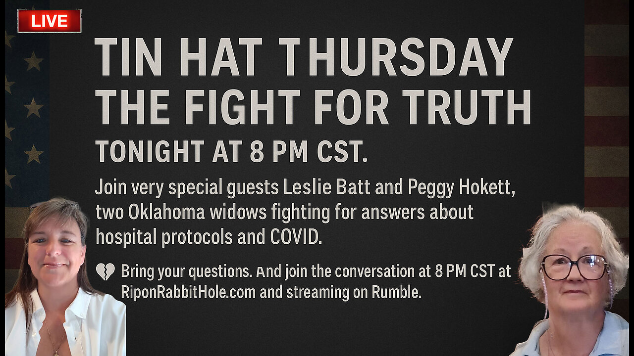 TIN HAT THURSDAY - "Special Guests"