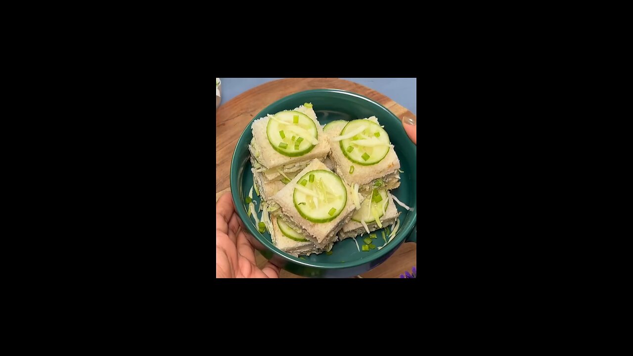 Cucumber sandwiche #yummy