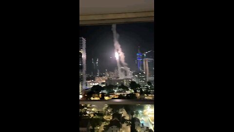 🇮🇷🇮🇱 Video is reportedly the hit on Israeli Defense Ministry Headquarters.