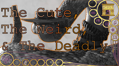 The Cute, The Weird, & The Deadly – Around the Hearth 2025 (Scrub Front & Back )