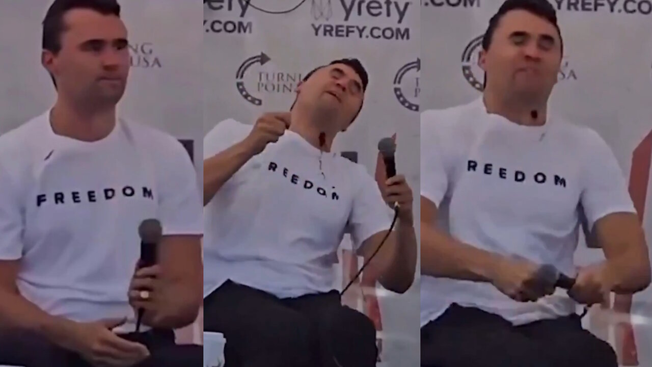 Moment Charlie Kirk Was Killed Shot in the Neck