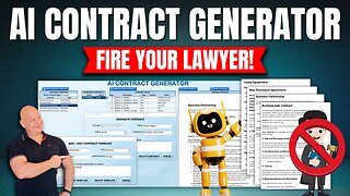 Fire Your Lawyer! This Free AI Contract Generator In Excel Does It All