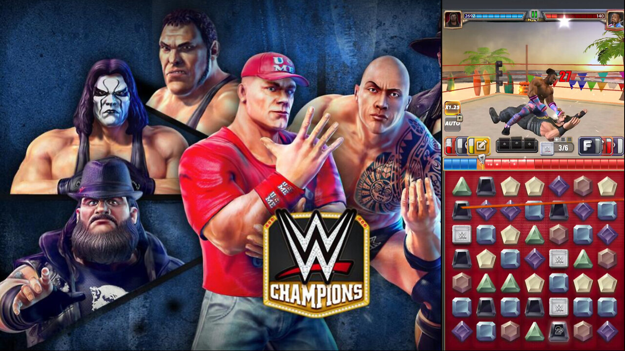 WWE Champions (for Android) - GAMEPLAY (1-Time Only) | AKMII Mobile Gaming