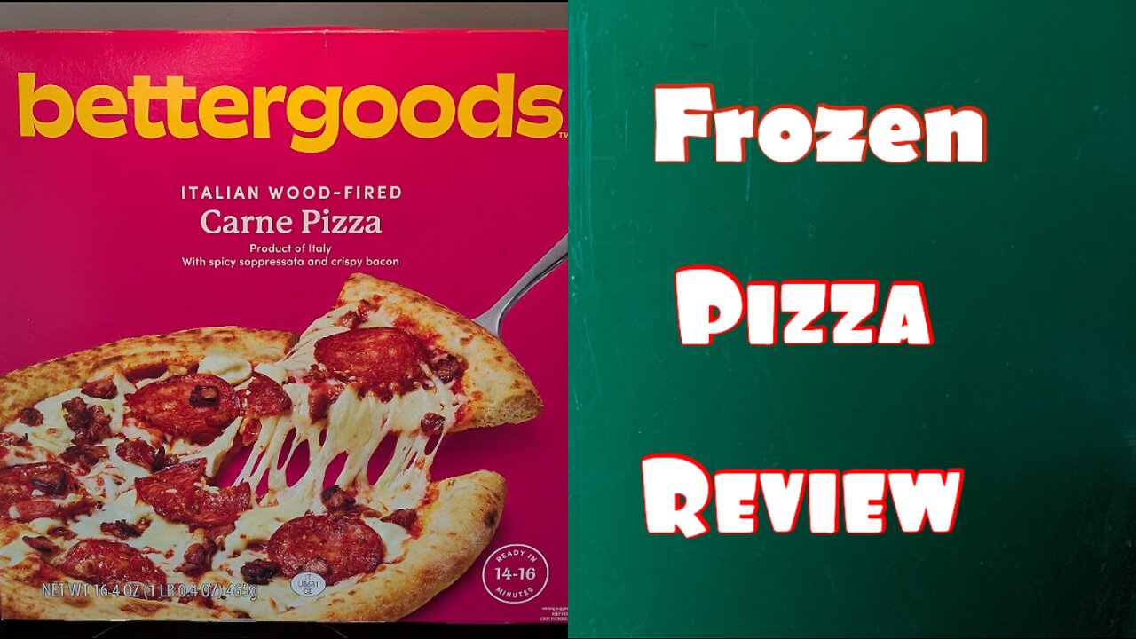 BETTERGOODS FROZEN PIZZA REVIEW "Carne Pizza"