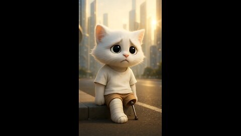 When Silence Hurts More 🤐 #rumble #shorts #aivideos #cute #cat #trending #viral