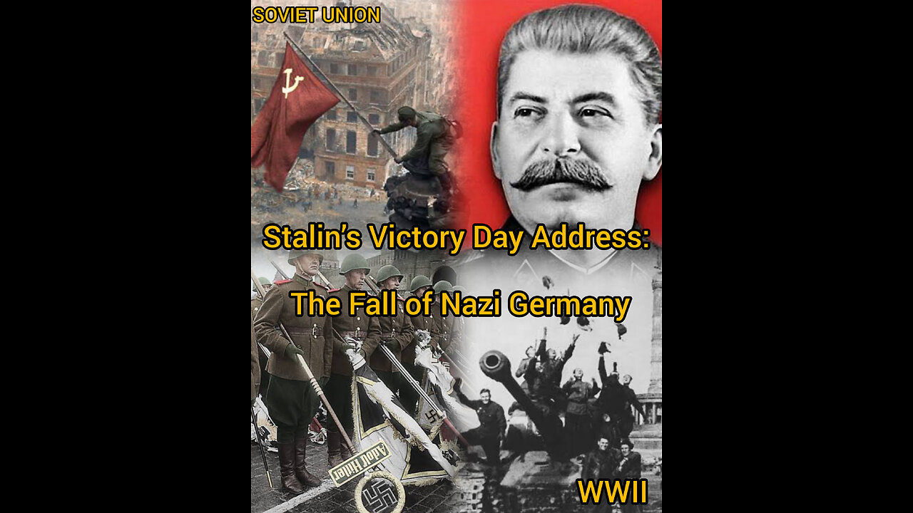 Comrade J V Stalin: Victory Speech