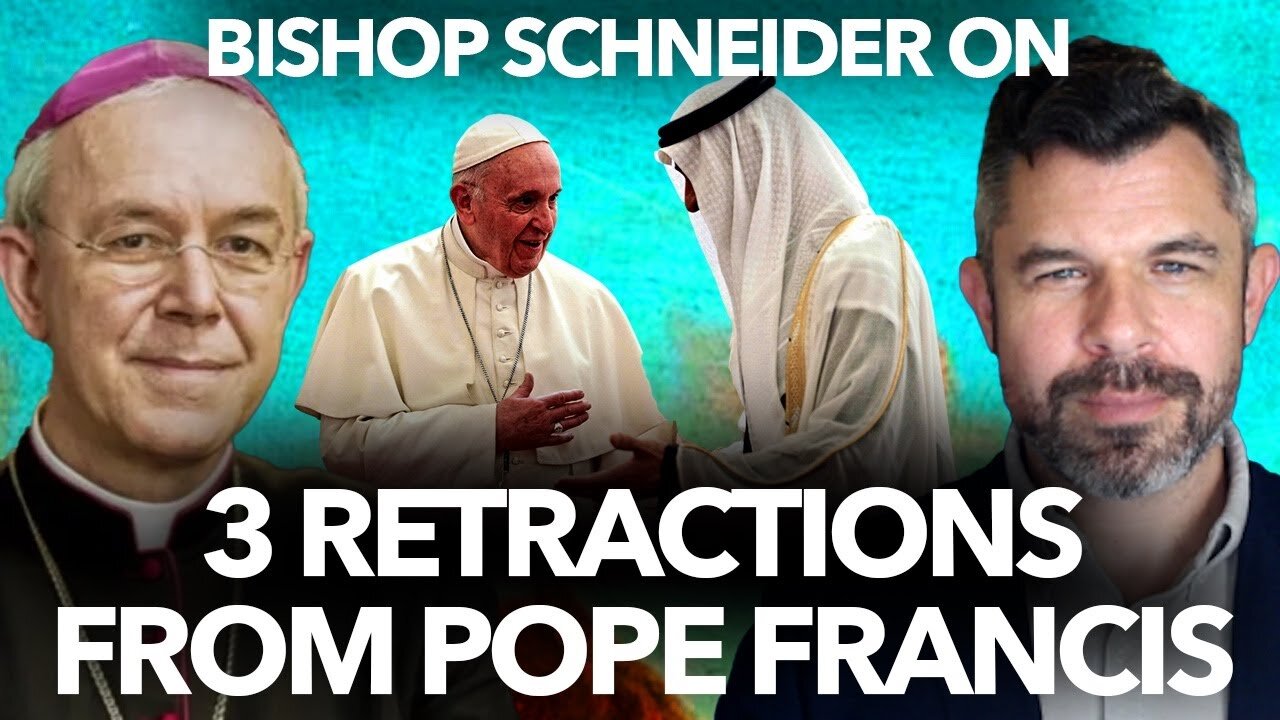 Bishop Schneider on Pope Francis Retractions – Dr. Taylor Marshall