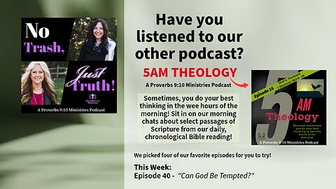 Can God Be Tempted? - 5AM Sampler Part 4