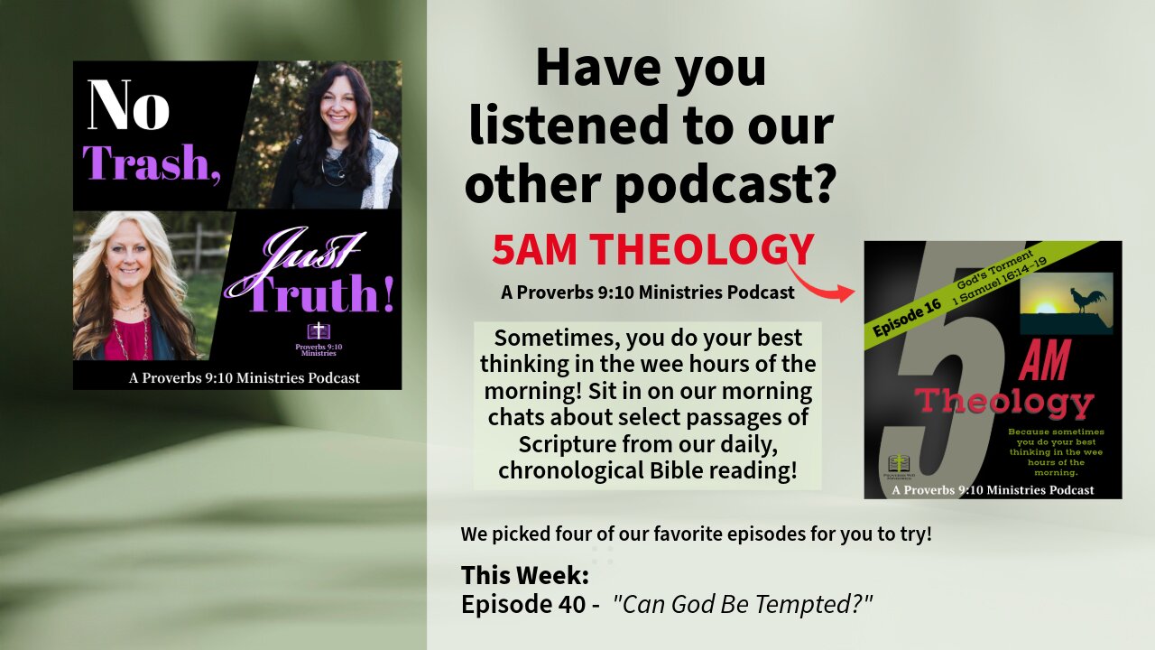 Can God Be Tempted? - 5AM Sampler Part 4