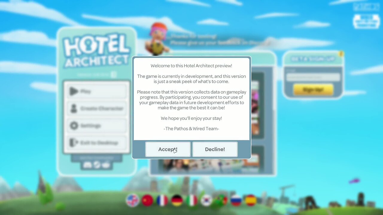 Hotel Architect - EP1 - PLAY TEST - Tutorial - No Commentary