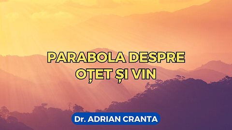 Parabola despre oțet și vin