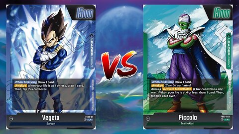 Dragonball Fusion World Vegeta VS Piccolo!!