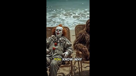 Bigfoot and clown