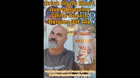 Drink Along Short: Avery Brewing White Rascal Belgian Style Wit Ale