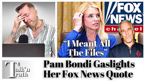 Pam Bondi LIES About Her Fox News Interview re: Epstein Files On Desk