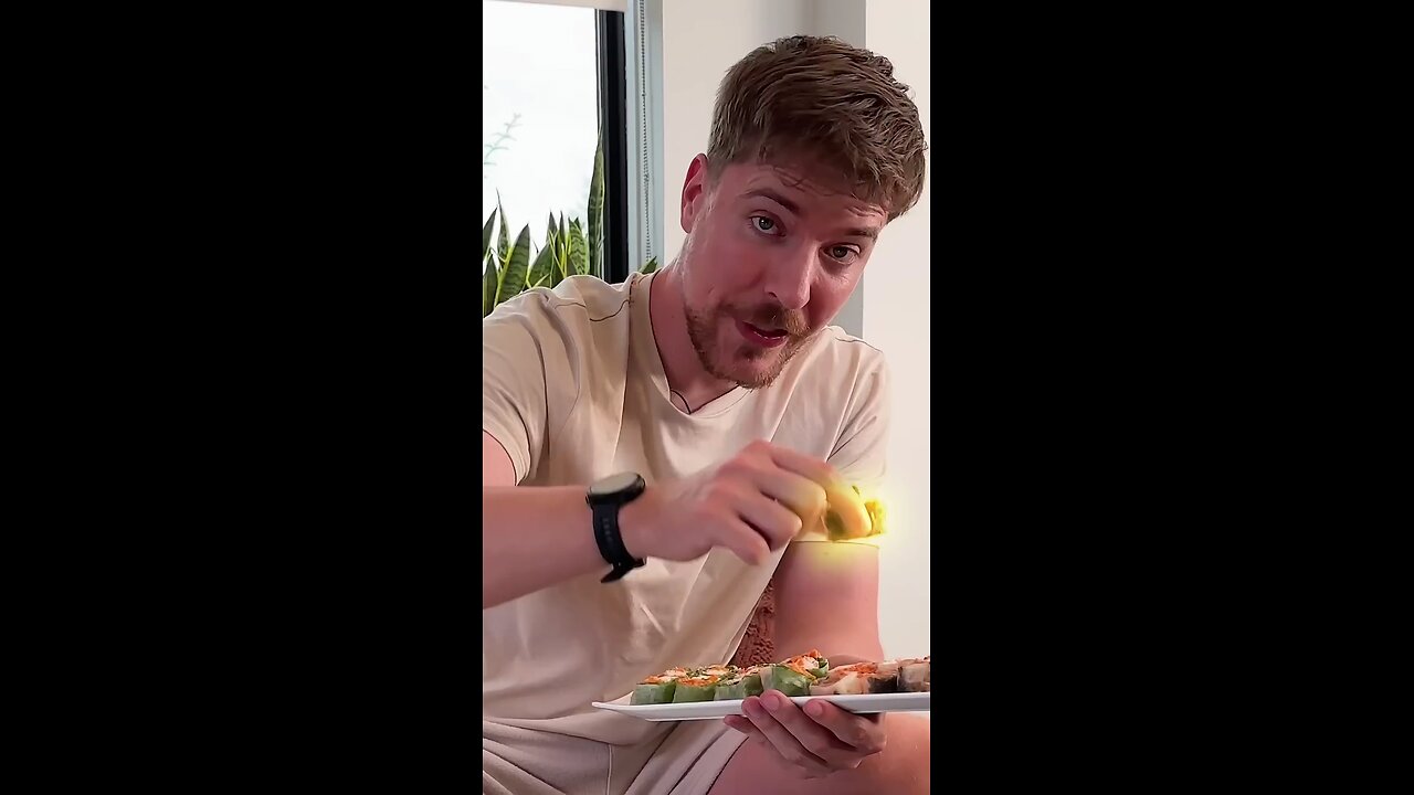 Feeding a cat $10 vs $10000 sushi
