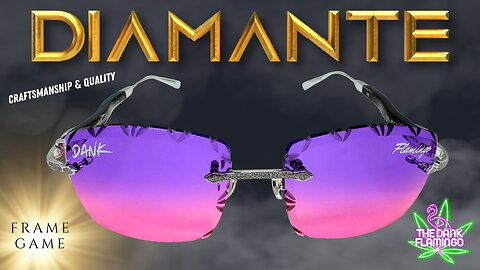 Diamonds & Diamond Cuts for The Dank Flamingo by DIAMANTE Eyewear!