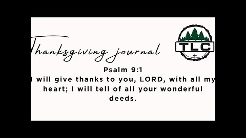 Thanksgiving Journal - Day 5!