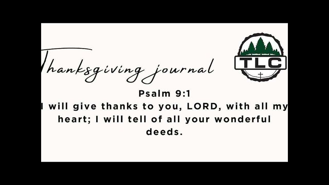 Thanksgiving Journal - Day 5!
