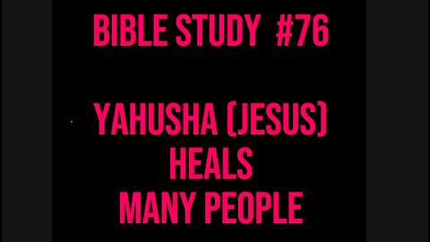 Good Morning ☀️ Bible Study #76 Jesus Heals Many People: Matthew 15:29-31 🙏 #ASL #deaf