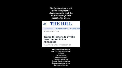 Trump and the insurrection act