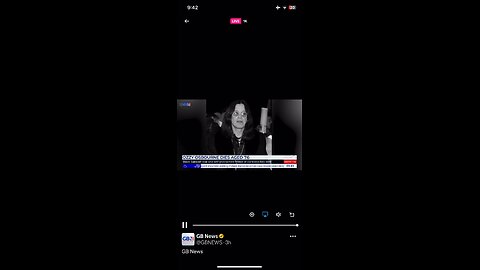 GB news Ozzy Ozbourne passed away 23/07/2025