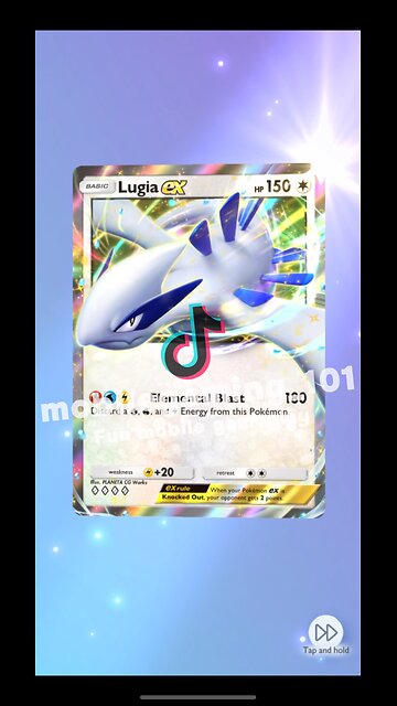 [4K Raw Uncut] Pokémon TCG Pocket Lugia ex Unlock , ルギアexアンロック , ポケモンTCGポケット