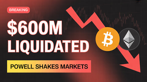BREAKING $600M Crypto Liquidation | Powell Fed Decision Crashes Bitcoin Markets