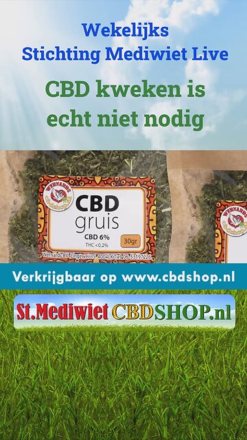 CBD kweken is echt niet nodig