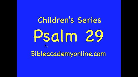 CS Psalm 29