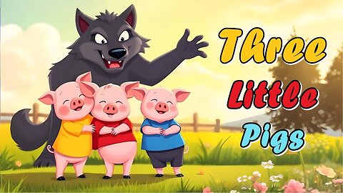 The Three Little Pigs 🐷 And The Bad Wolf 🐺| Fairy Tales | Bedtime Stories for kids | Read aloud