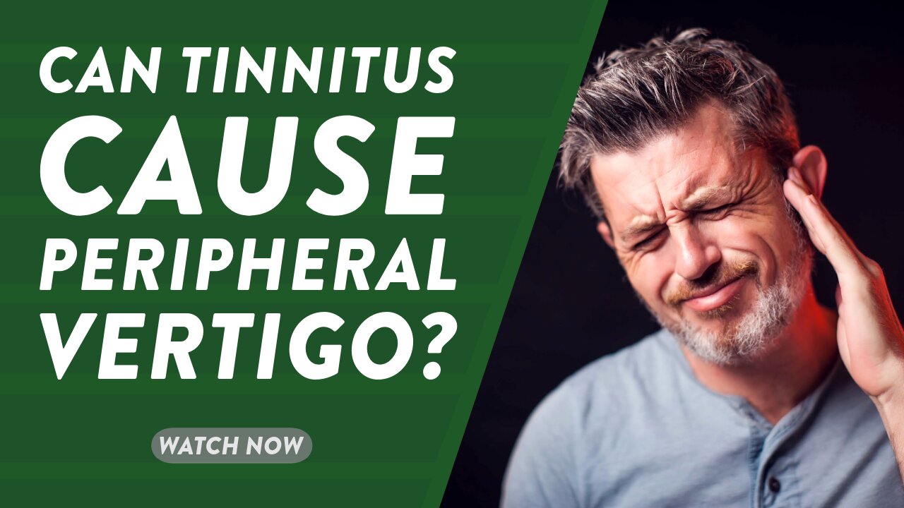 Can tinnitus cause peripheral vertigo?