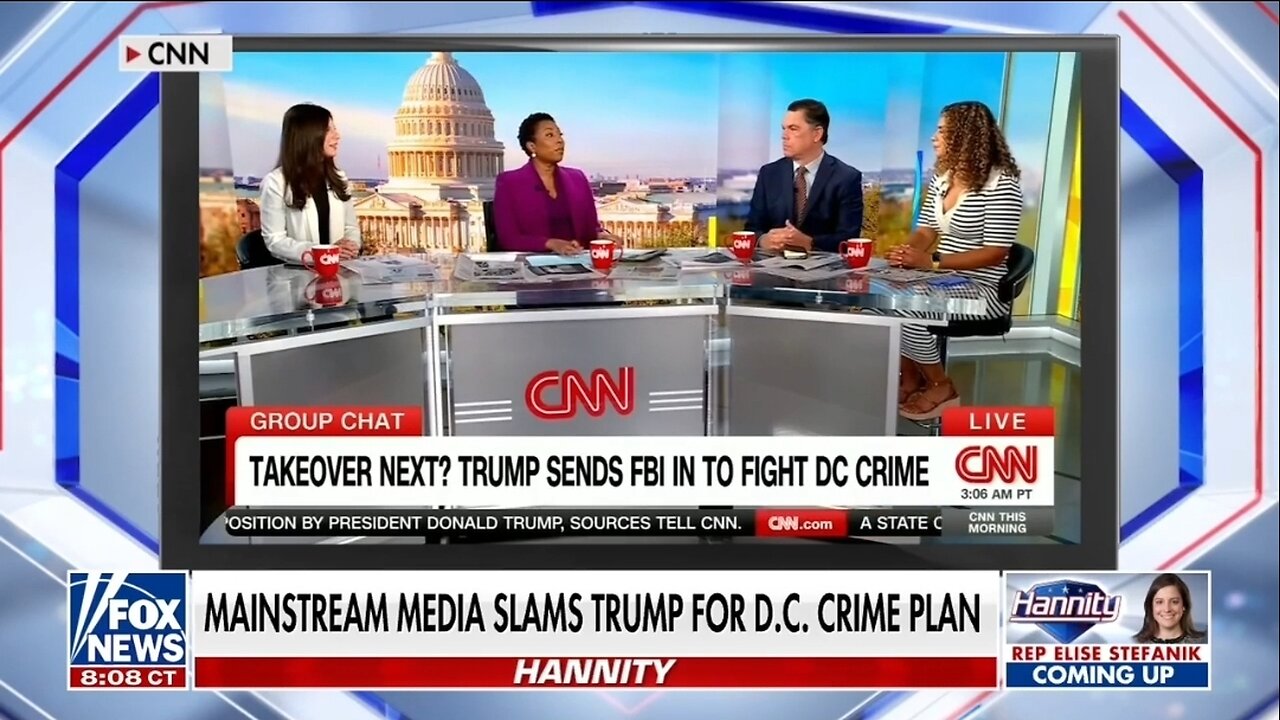 Media Complains About Trump Making D.C Safe Again