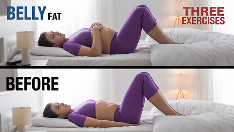 BURN FAT IN BED: 3 Exercises to Reduce Belly Fat