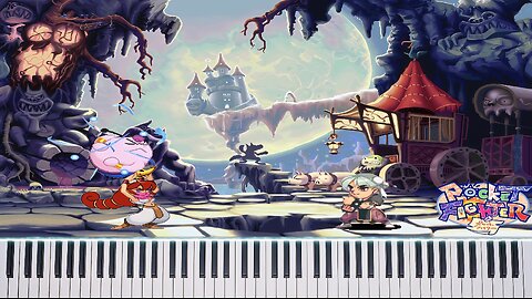 Pocket Fighter 🌕 Outside Makai, Moonlight Dark Castle 🎹MIDI🎹