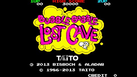 BUBBLE BOBBLE : LOST CAVE Edition | Full Arcade Game Playthrough (No Commentary)