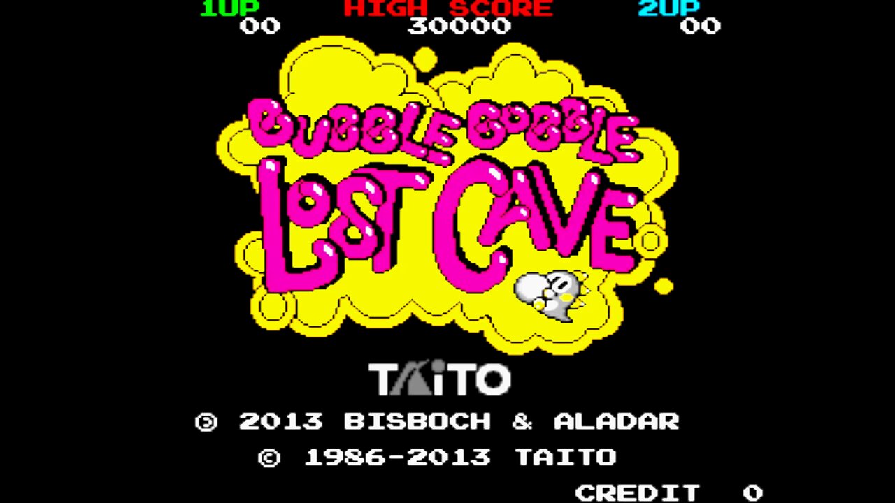BUBBLE BOBBLE : LOST CAVE Edition | Full Arcade Game Playthrough (No Commentary)