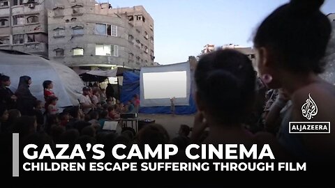 Israel’s genocide in Gaza: Camp Cinema offers children stolen moments of innocence