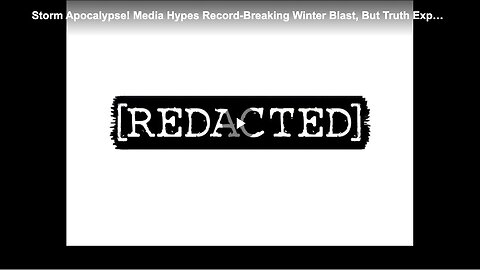 "Media Sensationalizes Record-Breaking Winter Storm Apocalypse"