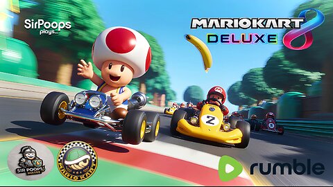 SirPoops plays... Mario Kart 8! Switch it up Saturday! w/Friends