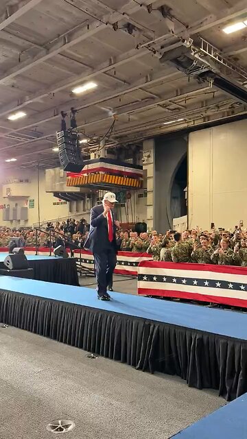 Trump dance with the U.S. Navy in Japan!