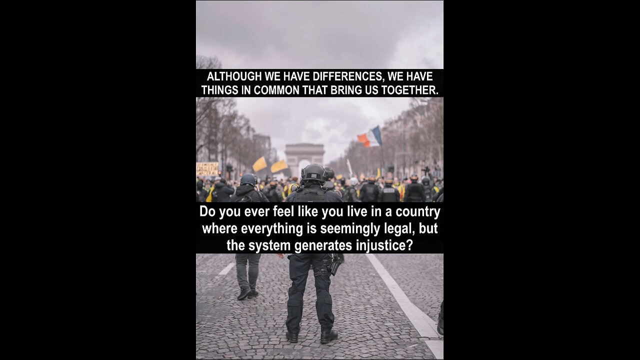 Do you ever feel like you live in a country where everything is seemingly legal, but ..