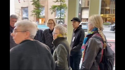 Trump Tower paid protestor leader exposed! They are all paid and bought for.