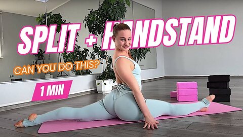 Stretch Like a Gymnast in 1 Minute! | Master Splits & Leg Flexibility FAST!