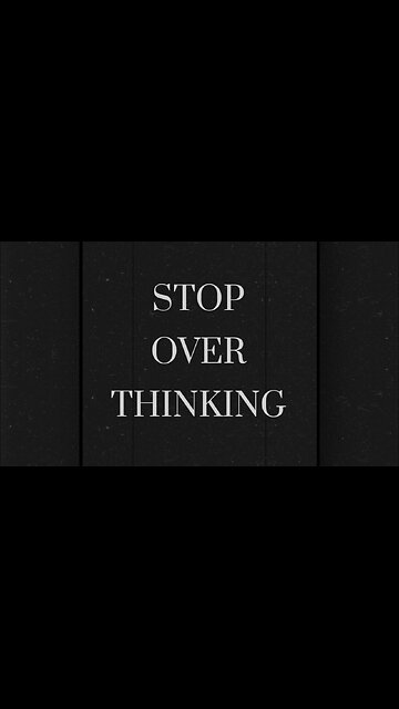 How to Beat Overthinking in 20 Seconds | Stop Mental Spiral FAST 🧠