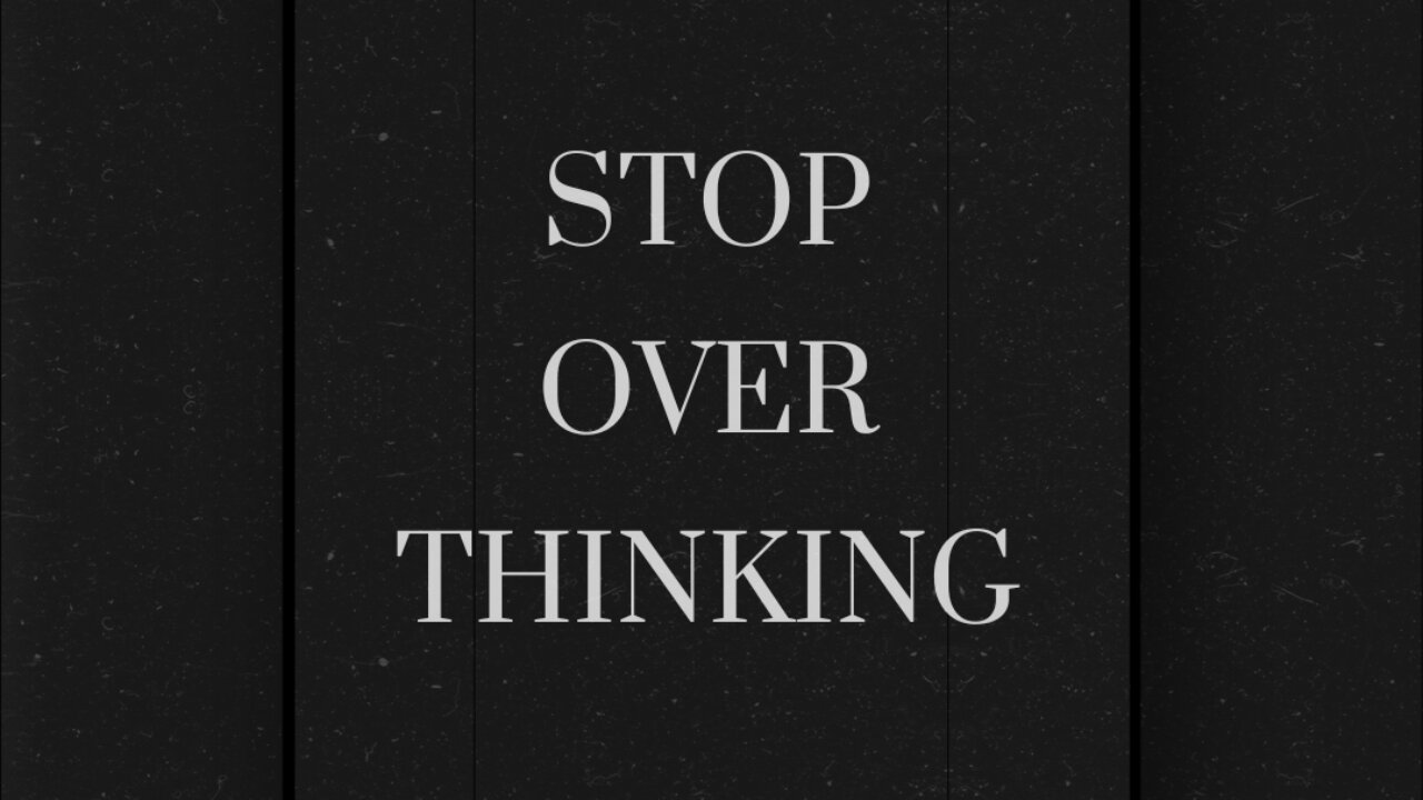 How to Beat Overthinking in 20 Seconds | Stop Mental Spiral FAST 🧠